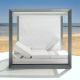 Daybed avec pergola acier VELA Vondom