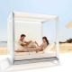 Daybed avec pergola blanc VELA Vondom