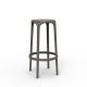 Tabouret de bar tourterelle BROOKLYN Vondom, hauteur 76 cm