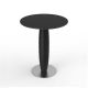 Table bistrot ronde outdoor noir VASES Vondom