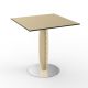 Table bistrot carrée outdoor beige VASES Vondom