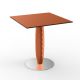 Table bistrot carrée outdoor orange VASES Vondom