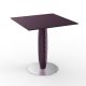 Table bistrot carrée outdoor violet VASES Vondom