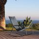 Rocking chair outdoor gris foncé RECLIPS  Houe, accoudoirs aluminium
