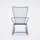 Rocking chair outdoor bleu nuit PAON Houe