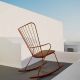 Rocking chair outdoor paprika PAON Houe