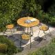 Fauteuil outdoor PAON et table CIRCLE Houe