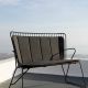 Banc outdoor avec coussin PAON Houe