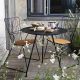 Table de jardin CIRCUM Houe, plateau aluminium