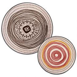 Tapis BOHO STYLE rond Wash and Dry Ø 115 cm et Ø 85 cm