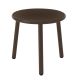 Table basse ronde YARD Emu, coloris marron d'inde