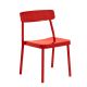 Chaise empilable GRACE Emu, coloris rouge