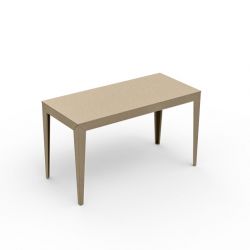 Table rectangulaire ZEF 130 x 60 cm Matière Grise