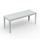 Table rectangulaire ZEF 180 x 65 cm Matière Grise, coloris nuage