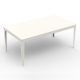 Table rectangulaire ZEF 180 x 90 cm Matière Grise, coloris craie