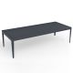 Table rectangulaire ZEF 280 x 105 cm Matière Grise, coloris anthracite