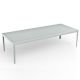 Table rectangulaire ZEF 280 x 105 cm Matière Grise, coloris nuage