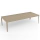 Table rectangulaire ZEF 280 x 105 cm Matière Grise, coloris sable