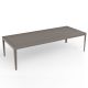 Table rectangulaire ZEF 280 x 105 cm Matière Grise, coloris taupe