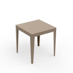 Table carrée ZEF 70 x 70 cm Matière Grise