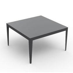 Table carrée ZEF 130 x 130 cm Matière Grise