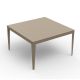 Table carrée ZEF 130 x 130 cm Matière Grise, coloris sable 