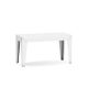 Banc ZEF 103 x 35 Matière Grise, coloris blanc