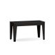 Banc ZEF 103 x 35 Matière Grise, coloris noir