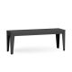 Banc ZEF 130 x 35 Matière Grise, coloris anthracite