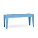 Banc ZEF 120 x 35 Matière Grise, coloris azur