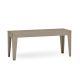 Banc ZEF 120 x 35 Matière Grise, coloris sable