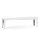 Banc ZEF 160 x 35 Matière Grise, coloris blanc