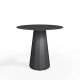 Table ronde ANKARA Ø 80 cm Matière Grise, coloris anthracite