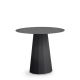 Table lounge ANKARA Ø 70 cm Matière Grise, coloris anthracite