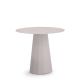 Table lounge ANKARA Ø 70 cm Matière Grise, coloris eggshell