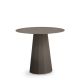 Table lounge ANKARA Ø 70 cm Matière Grise, coloris taupe