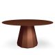 Table ronde ANKARA Ø 150 cm Matière Grise, coloris terracotta