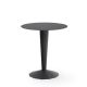 Table bistrot ANKARA plateau rond Matière Grise, coloris anthracite