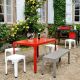 Table rectangulaire outdoor HEGOA Matière Grise