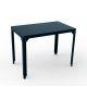 Table rectangulaire outdoor 100 x 60 cm HEGOA Matière Grise, coloris denim