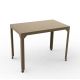 Table rectangulaire outdoor 100 x 60 cm HEGOA Matière Grise, coloris sable