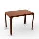 Table rectangulaire outdoor 100 x 60 cm HEGOA Matière Grise, coloris terracotta