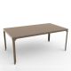 Table rectangulaire outdoor 180 x 100 cm HEGOA Matière Grise, coloris sable