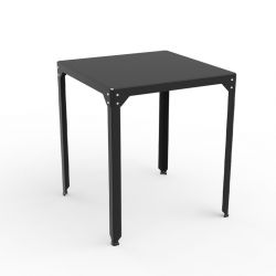 Mange debout carré 79 x 79 cm HEGOA Matière Grise, coloris anthracite