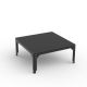 Table basse carrée 79 x 79 cm HEGOA Matière Grise, coloris anthracite