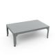 Table basse rectangulaire 100 x 60 cm HEGOA Matière Grise, coloris nuage