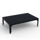 Table basse rectangulaire 121 x 79 cm HEGOA Matière Grise, coloris noir