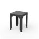 Tabouret HEGOA Matière Grise, coloris anthracite