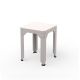 Tabouret HEGOA Matière Grise, coloris eggshell