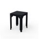 Tabouret HEGOA Matière Grise, coloris noir